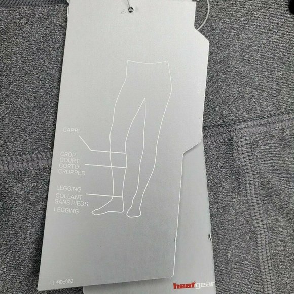 Women's Under Armour HeatGear Compression Yoga Leggings Capri Pants - Size Small - Picture 6 of 11